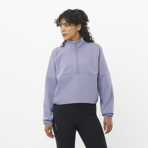 SHAKEout HALF-ZIP CROP SWEATER WOMEN'S